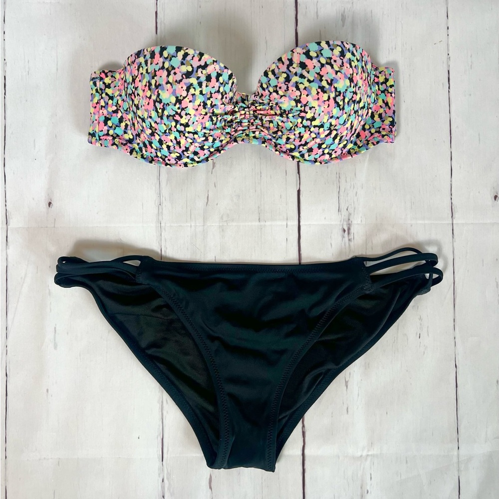 Victorias Secret Two Piece Strapless String Bikini